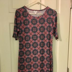 LuLaRoe Julia dress- small